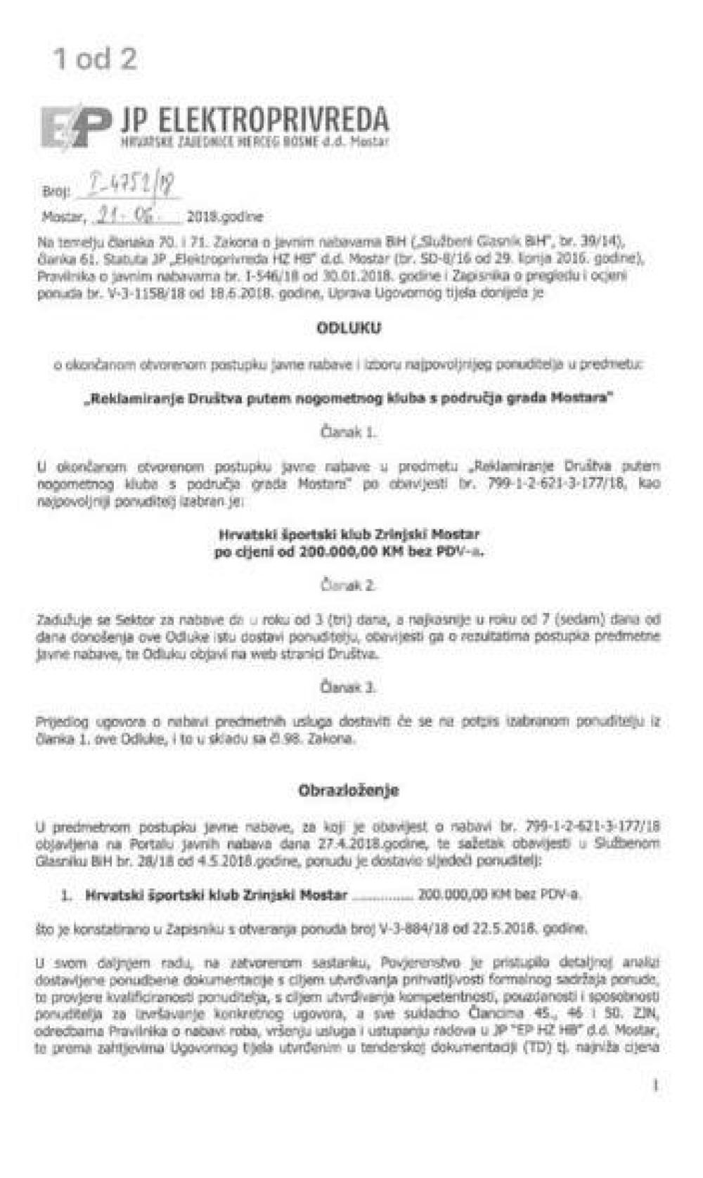 EP HZ HB.jpg - Politika i fudbal u BiH: Kako se finansiraju klubovi iz javnih preduzeća u našoj državi?